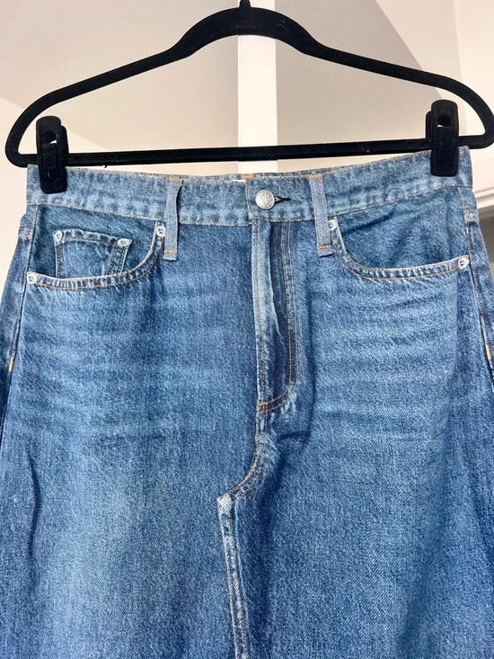Rag & Bone Liquid Miramar Clara Midi Skirt- Size 26- Like New - Picture 9 of 15
